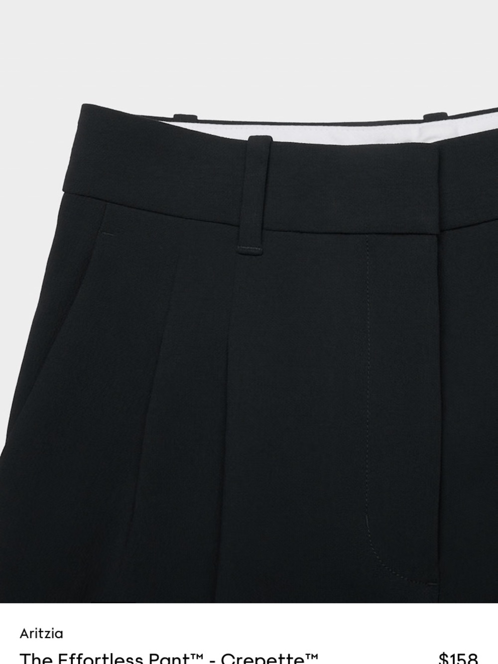 Aritzia Black Effortless Pants in Black Size 0 Regular